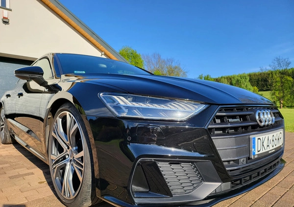 Audi A7 cena 187000 przebieg: 37700, rok produkcji 2019 z Tuchola małe 154